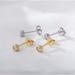 Women's Jewelry S925 Silver Earrings Small Fresh Simple Mini Temperament Single Diamond Earrings_ipsvogv.com