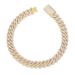 Men's Jewelry Multi Size Classic Diamond Cuban Chain Series Full Of Zircon Hip Hop Necklace Accessories_ipsvogv.com