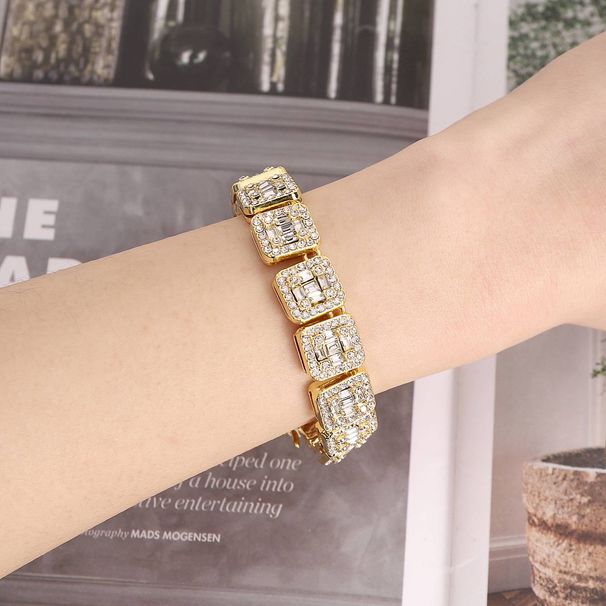 Men’s Jewelry Set Fashion Hip Hop Cuban Chain Fashion New Square Rock Sugar Chain 13mm Necklace Jewelry Niche Hip Hop Jewelry Accessories_ipsvogv.com