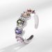Korean Version Niche Design Egg Shaped Colored Zircon For Women's Instagram, Cool And Fashionable Temperament,_ipsvogv.com