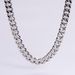 Men's Jewelry Hip Hop Jewelry Stainless Steel Polished Four Sided Grinding Necklace Cuban Chain Necklace_ipsvogv.com