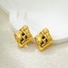 Women’s Jewelry Set Fashion Simple Atmosphere Stainless Steel Geometric Earrings Retro Water Drop Thread Braided Earrings_ipsvogv.com