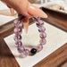 Natural For Women's Postgraduate Entrance Exam, Good Luck Bracelet, High Beauty, Fantasy Lavender Amethyst Bracelet Gift_ipsvogv.com