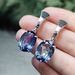 Noble Retro Crystal Earrings S925 Sterling Silver Inlaid With Colored Crystals 9 Carat Earrings For Women Popular_ipsvogv.com