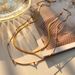 New Fashion Stacked Stainless Steel With Gold Plated Round Bead Jewelry Snake Chain Necklace For Women_ipsvogv.com