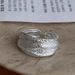 Simple Geometric Lava Irregular Ring For Women, Sweet Heart, Layered Temperament, Open Mouth Ring, Niche Fashion Jewelry_ipsvogv.com