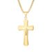 Cross Fashionable And Trendy Stainless Steel Pendant Necklace, Gift For Men_ipsvogv.com