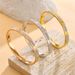 Kaga Man Tian Titanium Steel For Women's Light Fashion Colorless Female Bracelet Jewelry_ipsvogv.com