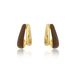 Women's Jewelry Retro Double Layer Enamel Drip Earrings Light Luxury High End Design Maillard Simple And Versatile Earrings_ipsvogv.com
