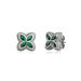 Women's Jewelry Four Leaf Clover Stud Earrings With Full Pavé Diamonds Elegant And Stylish Minimalist Design For Everyday Wear_ipsvogv.com