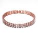 Full Bracelet Unisex Hip Hop Double Row Silver Micro Paved Rhinestone Bangle_ipsvogv.com