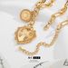 Copper plated K real gold new love necklace ins style light luxury design high end female sweater chain_ipsvogv.com