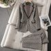 Women's Clothing Socialite Elegant Style Suit Two-piece Spring And Autumn Printed Suit_ipsvogv.com