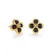 Women's Jewelry Retro Temperament Black And Gold Color Matching Four Leaf Clover Earrings Light Luxury Atmosphere Exquisite High End Earrings_ipsvogv.com