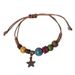 New Chinese Hand Woven Rope Bead Bracelet Exotic Ethnic Style For Women, Layered With Adjustable Drawstring_ipsvogv.com