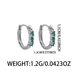 Spirit Snake Men's High-end, Versatile, Fashionable, Green Earrings, Women's Personalized Design Accessories_ipsvogv.com