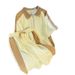 Men's Clothing Waffle sports suit summer men's clothing color matching lapel short sleeved T shirt set with handsome casual shorts_ipsvogv.com