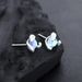 Medusa Ice Blue Eye Earrings M With Personalized Design, Exquisite Temperamt, Fashion And Simple Accessories For_ipsvogv.com