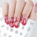 8pcs/Set Nail Art Stamping Plates Silicone Stamper Scaper Stamping Printing Brush Polish Nail Templates For DIY Manicure Tools_ipsvogv.com