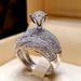 Cao Shi Couple's Fashion Women's Zircon Birthday Gift New Style Pair Ring_ipsvogv.com