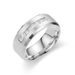 Titanium Steel Men's Fashion Micro Set Zircon Square Diamond Ring Hand Jewelry_ipsvogv.com