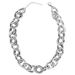 Fashionable metal texture exaggerated thick necklace minimalist temperament collarbone chain_ipsvogv.com