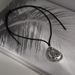 Hot Sale, INS Gold Plated Titanium Steel Irregular Geometric Wrinkled Leather Rope Necklace_ipsvogv.com
