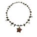 Fashionable And Versatile Double-layer Stacked Bead Necklace, Light Luxury, Niche Personality Design, Starfish Shell,_ipsvogv.com