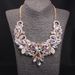 2015 Korean Fashion Design Crystal Short Collarbone Necklace Exaggerated Women's Accessory_ipsvogv.com