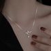 Cao Shi's Small people's beating heart pendant necklace. Electrocardiogram, neck chain, clavicle chain, female_ipsvogv.com