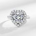 New Live Princess Love 5 Carat Set Zircon For Female Crowd Design Simulation Diamond Ring_ipsvogv.com