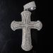 Hip Hop New Zircon Cross Men's Necklace Fashion Versatile Heavy Craft Punk Sweater Chain Jewelry_ipsvogv.com