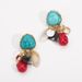 13099 fashionable ethnic style ZA trendy design irregular geometric resin bead earrings_ipsvogv.com