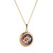 New Flower Enamel Oil Drip Fashion Earrings Oil Painting Series Literary Retro Round Advanced French Necklace Set_ipsvogv.com