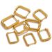 Titanium Steel Square Simple And Fashionable, Smooth Rectangular Earrings, DIY Ac, Waterproof, Vacuum Plated_ipsvogv.com