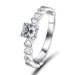 Sanjie Summer Heart Shaped Women's Zircon Fashion Niche Design Sense Ring Simple Jewelry_ipsvogv.com