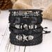 Mulsanne Leather Skull Multi-layer Bracelet For Men New Hip-hop Style Braided Jewelry_ipsvogv.com