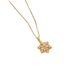 Korean version of new full diamond snowflake titanium steel necklace, female sweet temperament, small and fresh_ipsvogv.com