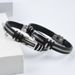 New Men's Stainless Steel Silicone Bracelet Hip-Hop Fashion Versatile Couple Bracelets_ipsvogv.com
