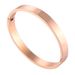 Men's And Women's Jewelry Smooth Four Color Stainless Steel Bracelet Vacuum Electroplated Titanium Steel Bracelet_ipsvogv.com