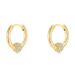 Women's Jewelry Personality Running Beads Micro Inlaid Zircon Earrings Fashionable Temperament Light Luxury Small And Versatile Cold Style Ear Buckles_ipsvogv.com