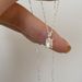 【 24000 People's Collection 】 Super Sparkling Zircon Block Rock Candy S Pure Silver Necklace For Women, Simple And_ipsvogv.com
