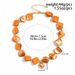 Metal Scallop Irregular Shell Bracelet Necklace Female 2025 Summer Hip Hop Internet Celebrity Trendy Cool Street Clavicle Chain_ipsvogv.com