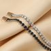 Spring Buckle Zircon Bracelet Men's Hip Hop Titanium Steel Tennis Chain Stainless Steel Men's Bracelet_ipsvogv.com