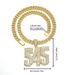 Hot Selling Hip-Hop Full Diamond Fashion Number Dollar English Alloy Rhinestone Pendant Special_ipsvogv.com