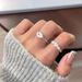 Light Luxury Niche Love Zircon Open For Women With A Sense Of Luxury, Fashionable And Versatile. Adjustable Index Finger_ipsvogv.com
