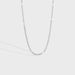 Women's Jewelry 925 Sterling Silver Plain Chain Simple No Pendant DIY Couple Versatile Clavicle Chain Light Luxury Design High End Matching Chain_ipsvogv.com