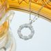 Diamond Donut Jewelry Internet Celebrity New Niche Light Luxury Ins Style Elegant Necklace_ipsvogv.com