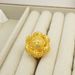 Ladies' Fashion Luxury Hollow Flower Leaf Women's Ring Adjustable Size Bridal Wedding Birthday Party, Christmas Gift_ipsvogv.com
