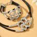 Women’s Jewelry Set Fashion Lucky Twisted Pendant Necklace Bracelet Set Double Layer Temperament Hot Selling Jewelry_ipsvogv.com